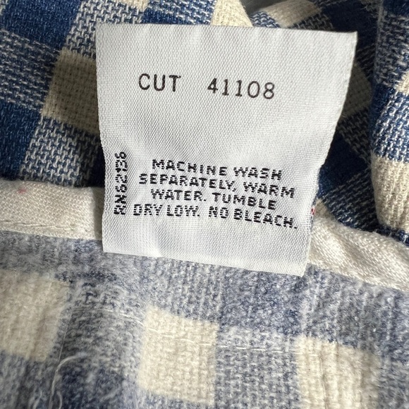 Vintage Guess Mini Skirt Women's 29 Gingham Blue White Side Zip 80's 90's - Picture 7 of 11